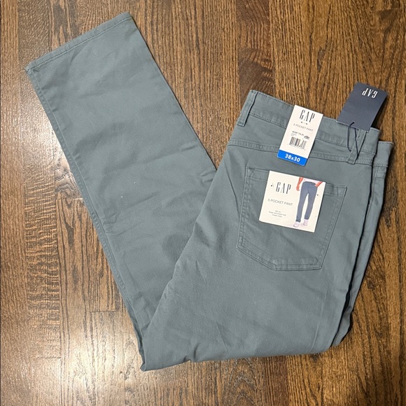 GAP Other - GAP Slate blue 5 Pocket Pants men’s pants slim fit 38x30
